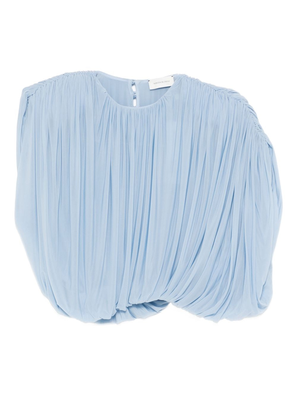 Top drappeggiato in azzurro Magda butrym - donna 
