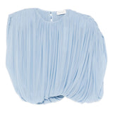 Top drappeggiato in azzurro Magda butrym - donna 