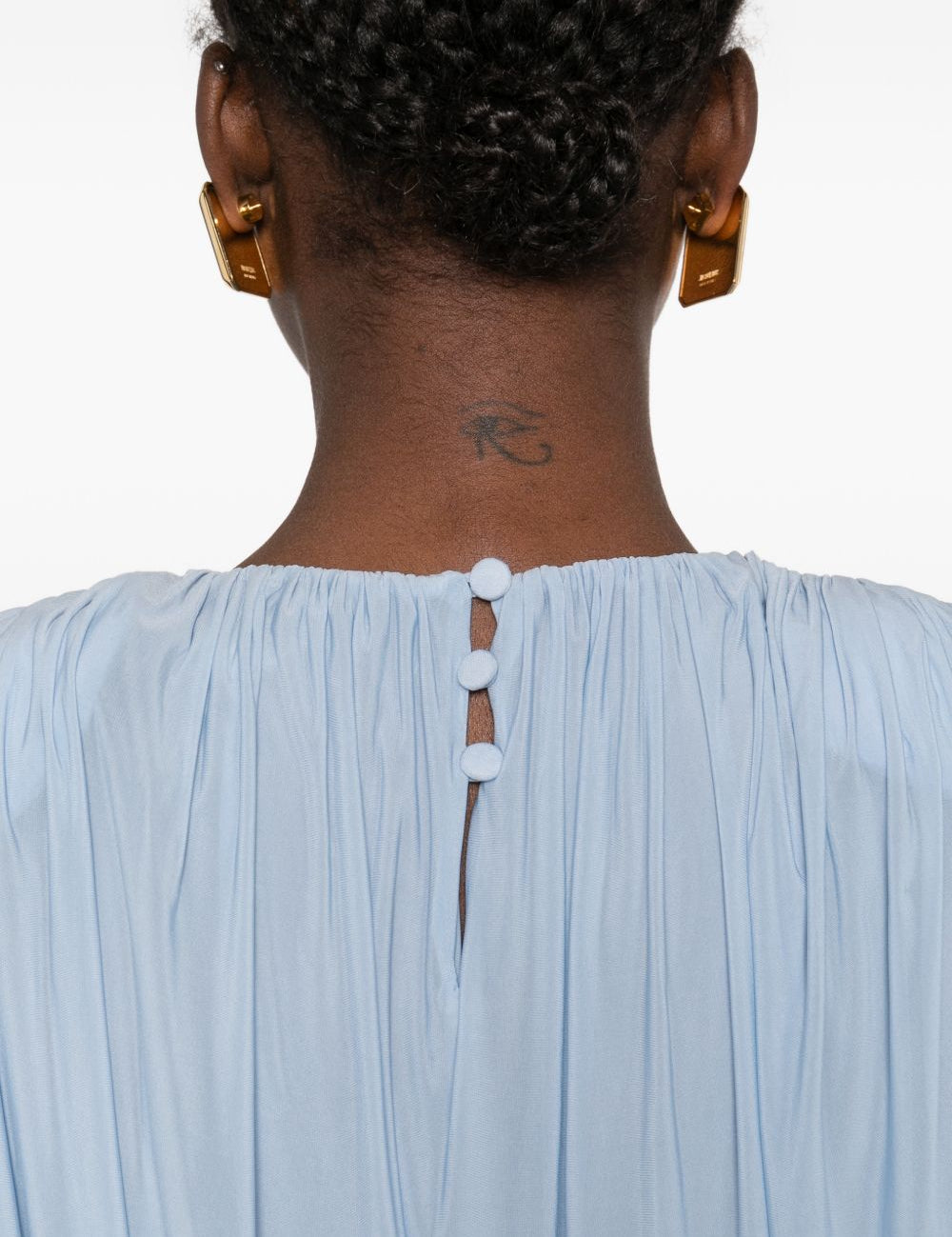 Top drappeggiato in azzurro Magda butrym - donna 