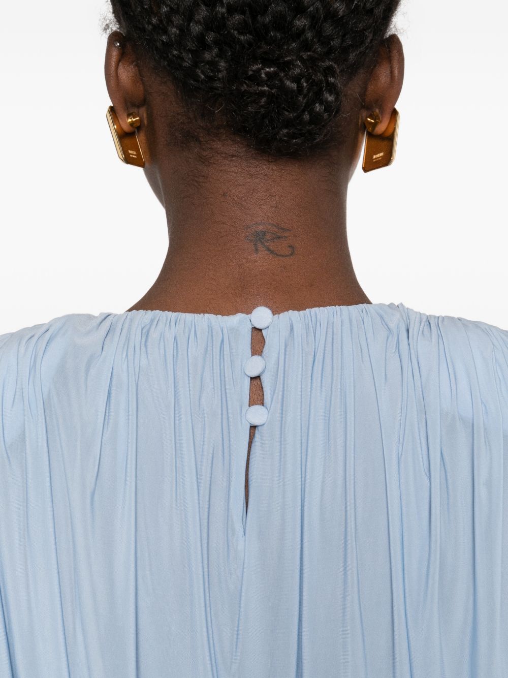 Top drappeggiato in azzurro Magda butrym - donna 
