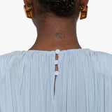 Top drappeggiato in azzurro Magda butrym - donna 