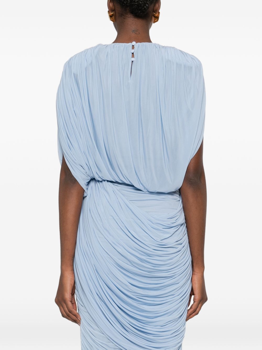 Top drappeggiato in azzurro Magda butrym - donna 