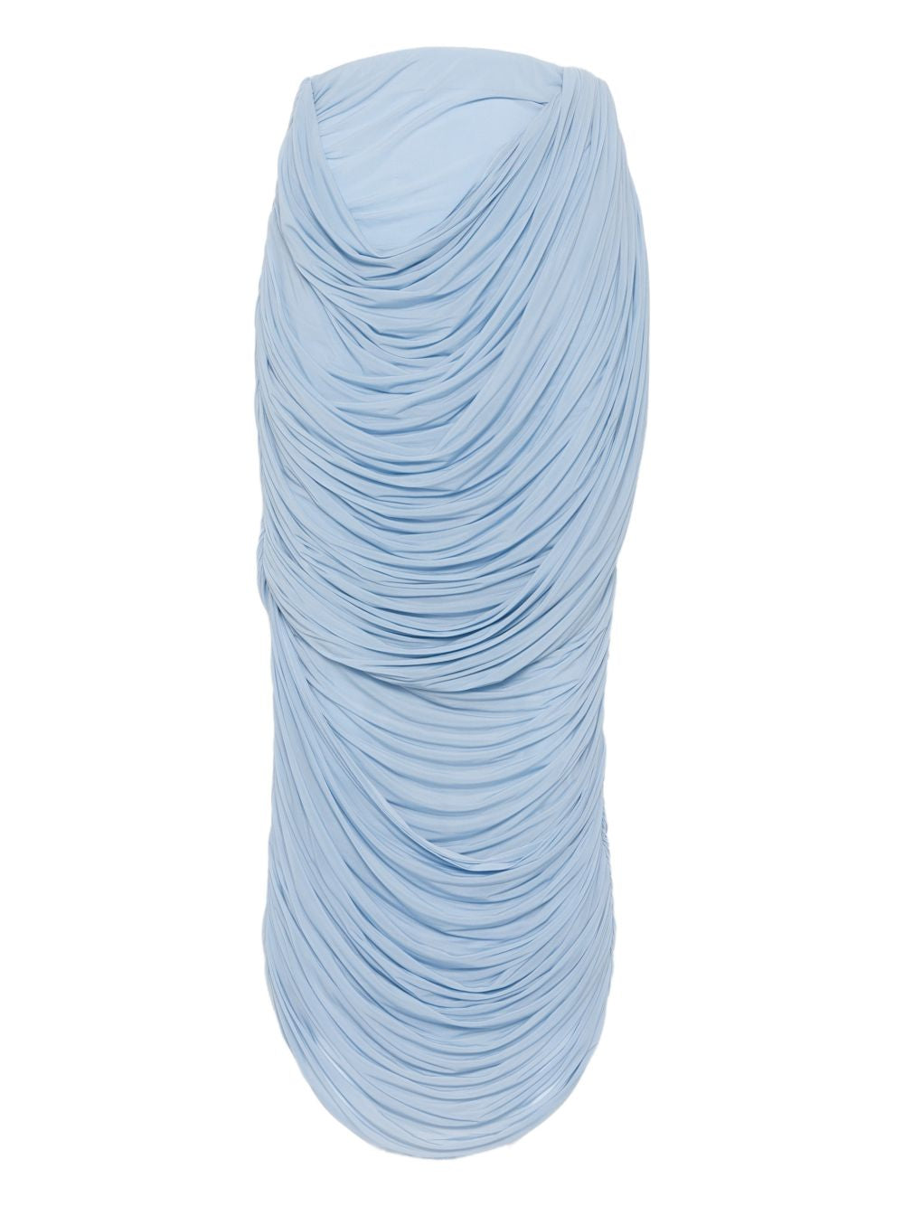 Gonna midi con ruches in blu Magda butrym - donna 