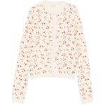 Cardigan a fiori in beige Magda butrym - donna 