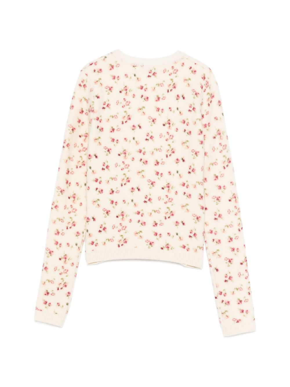 Cardigan a fiori in beige Magda butrym - donna 