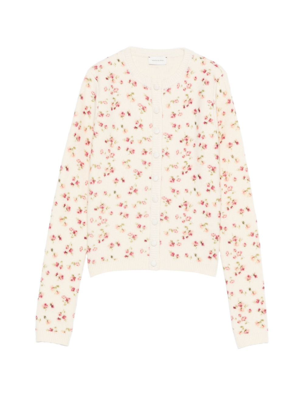 Cardigan a fiori in beige Magda butrym - donna 