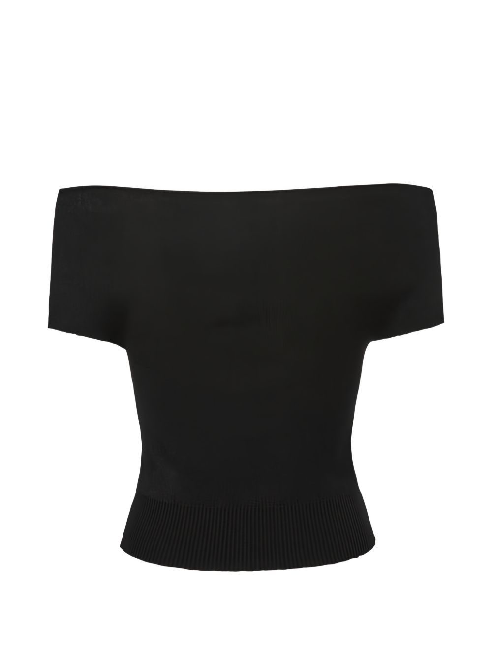 Top a barca in nero Magda Butrym - donna 