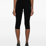 Pantaloni capri a coste in nero Magda butrym - donna 