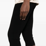 Pantaloni capri a coste in nero Magda butrym - donna 