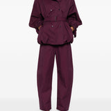 Pantaloni con cintura in bordeaux Magda butrym - donna 