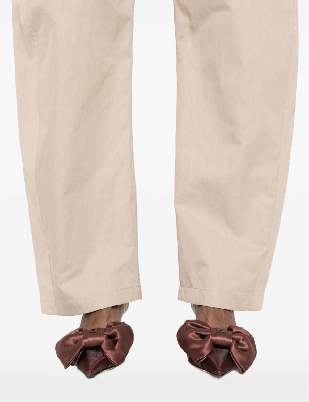 Pantaloni con cintura in beige Magda butrym - donna 