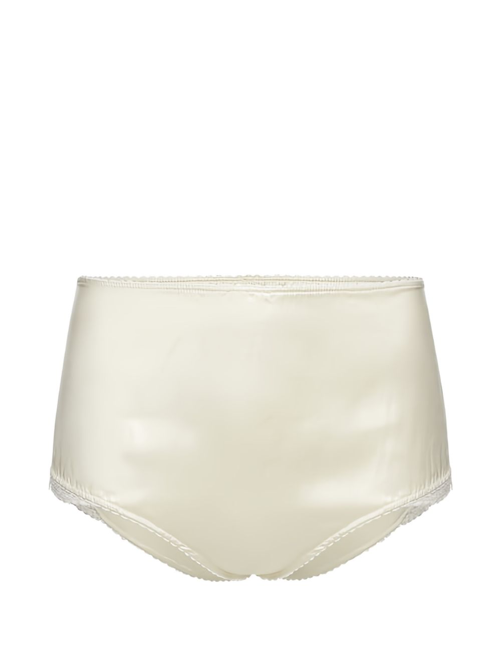 Shorts satinati con pizzo in beige Magda butrym - donna 