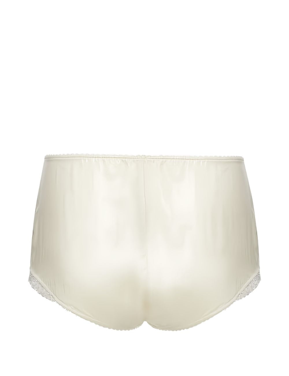 Shorts satinati con pizzo in beige Magda butrym - donna 