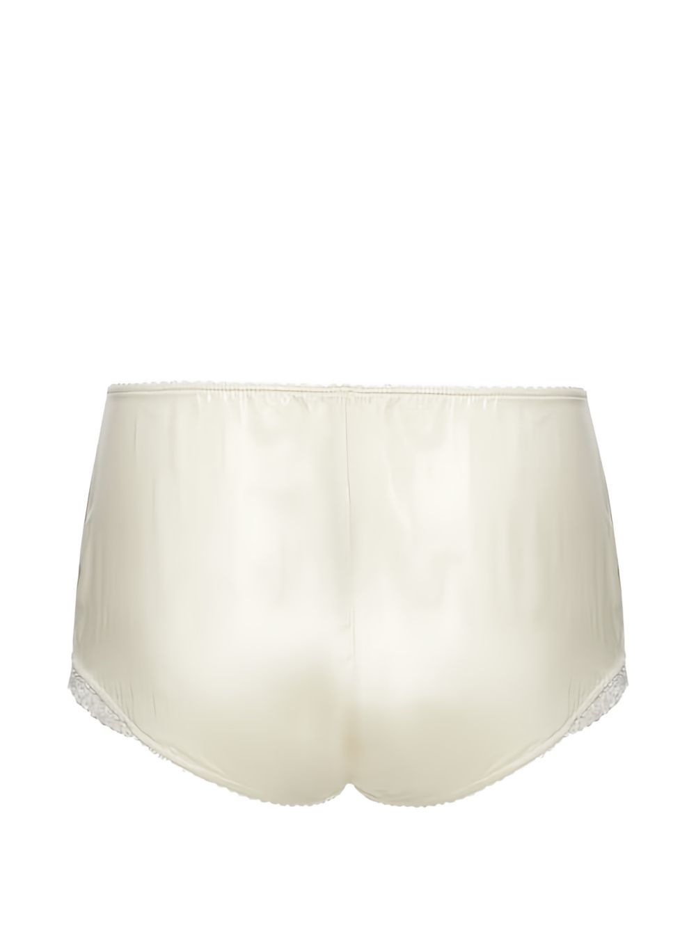 Shorts satinati con pizzo in beige Magda butrym - donna 