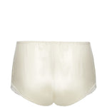 Shorts satinati con pizzo in beige Magda butrym - donna 