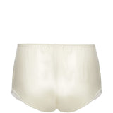 Shorts satinati con pizzo in beige Magda butrym - donna 