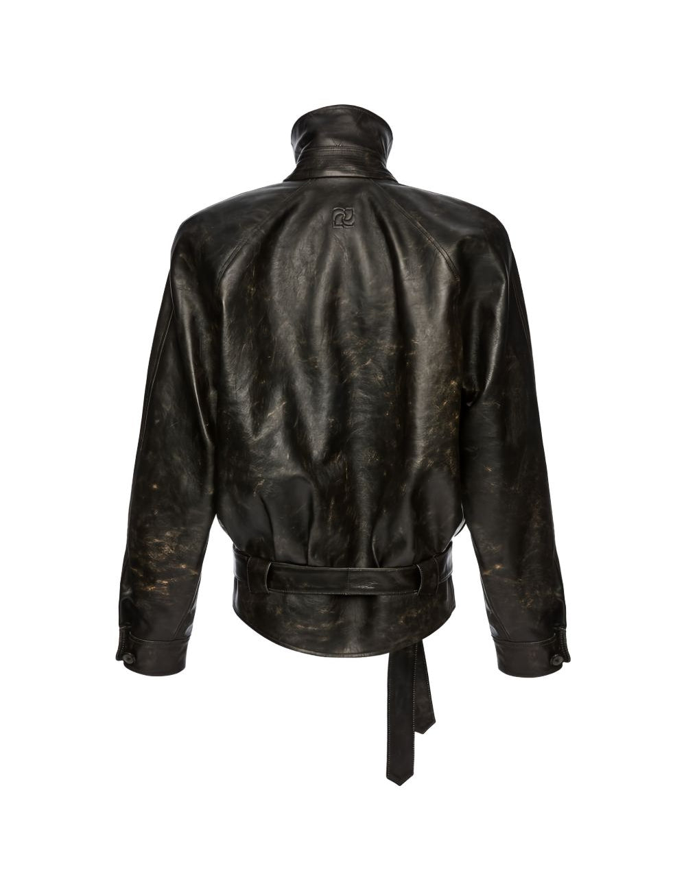 Giacca in pelle nero Magda Butrym - donna 