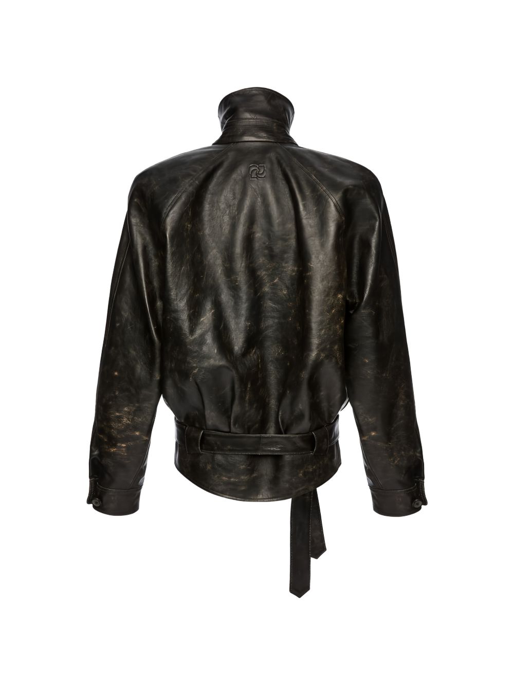 Giacca in pelle nero Magda Butrym - donna 