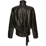 Giacca in pelle nero Magda Butrym - donna 