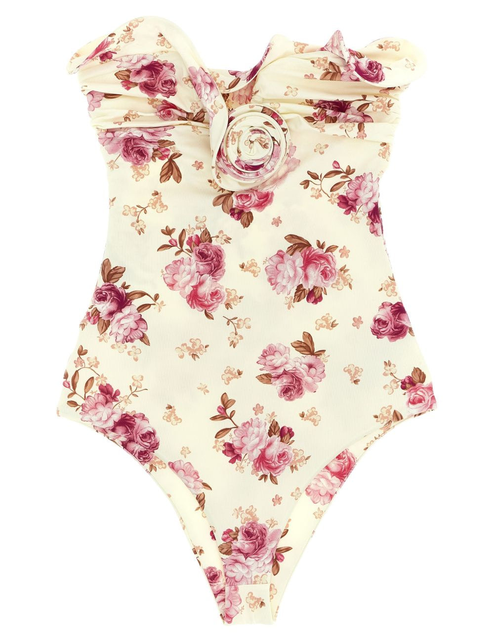 Costume da bagno RE26 a fiori in beige e rosa Magda butrym - donna 