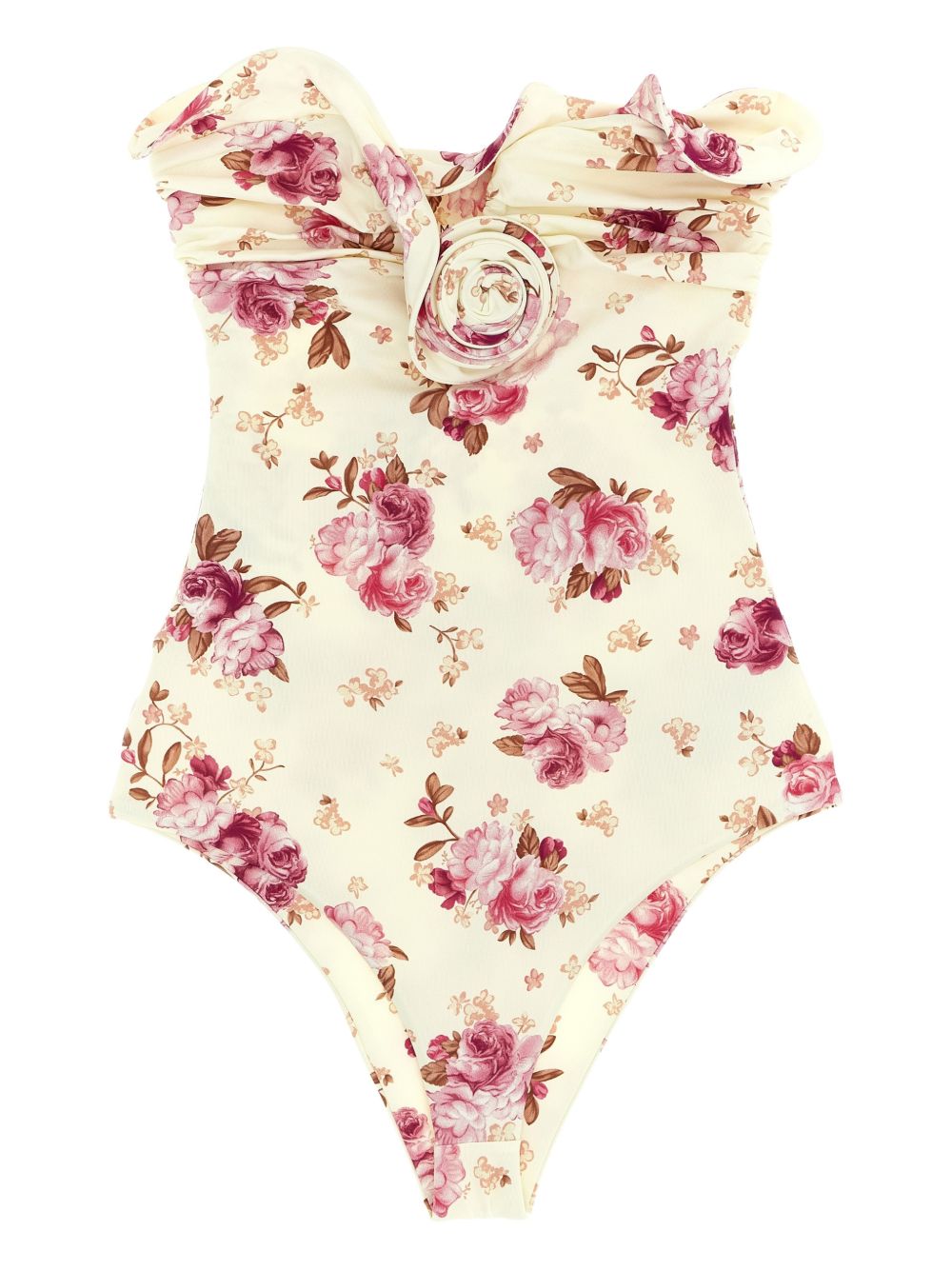 Costume da bagno RE26 a fiori in beige e rosa Magda butrym - donna 