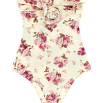 Costume da bagno RE26 a fiori in beige e rosa Magda butrym - donna 