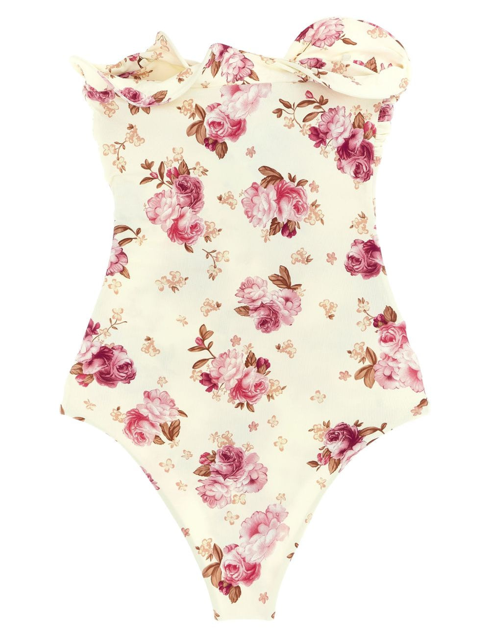 Costume da bagno RE26 a fiori in beige e rosa Magda butrym - donna 