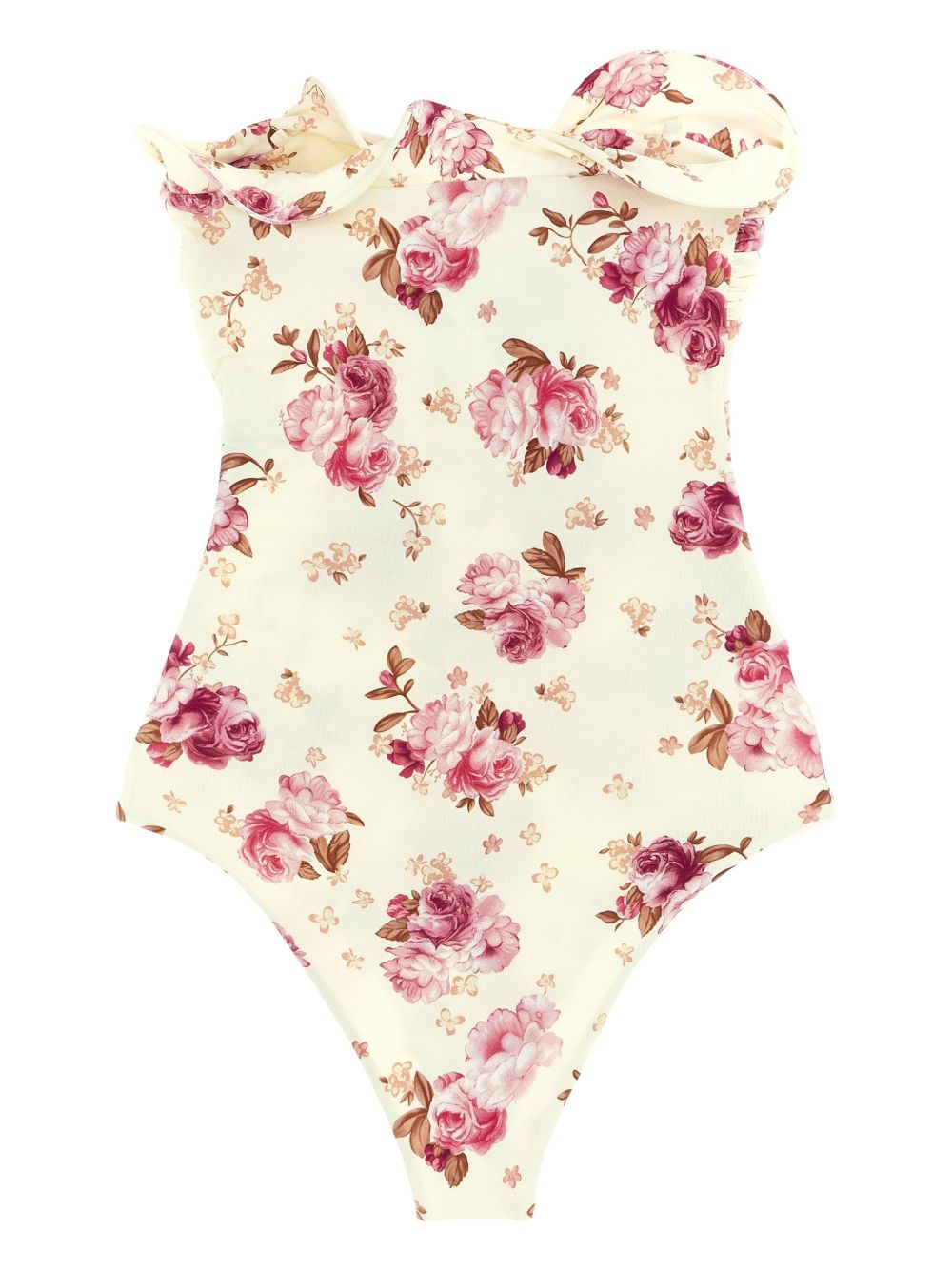 Costume da bagno RE26 a fiori in beige e rosa Magda butrym - donna 