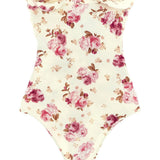 Costume da bagno RE26 a fiori in beige e rosa Magda butrym - donna 
