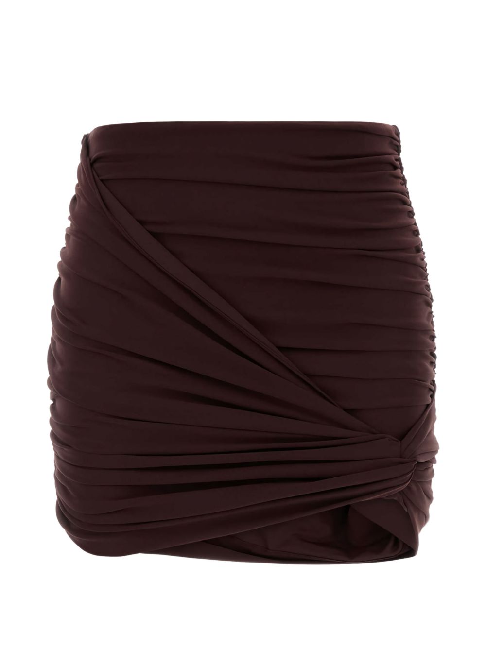 Minigonna con ruches in bordeaux Magda butrym - donna 