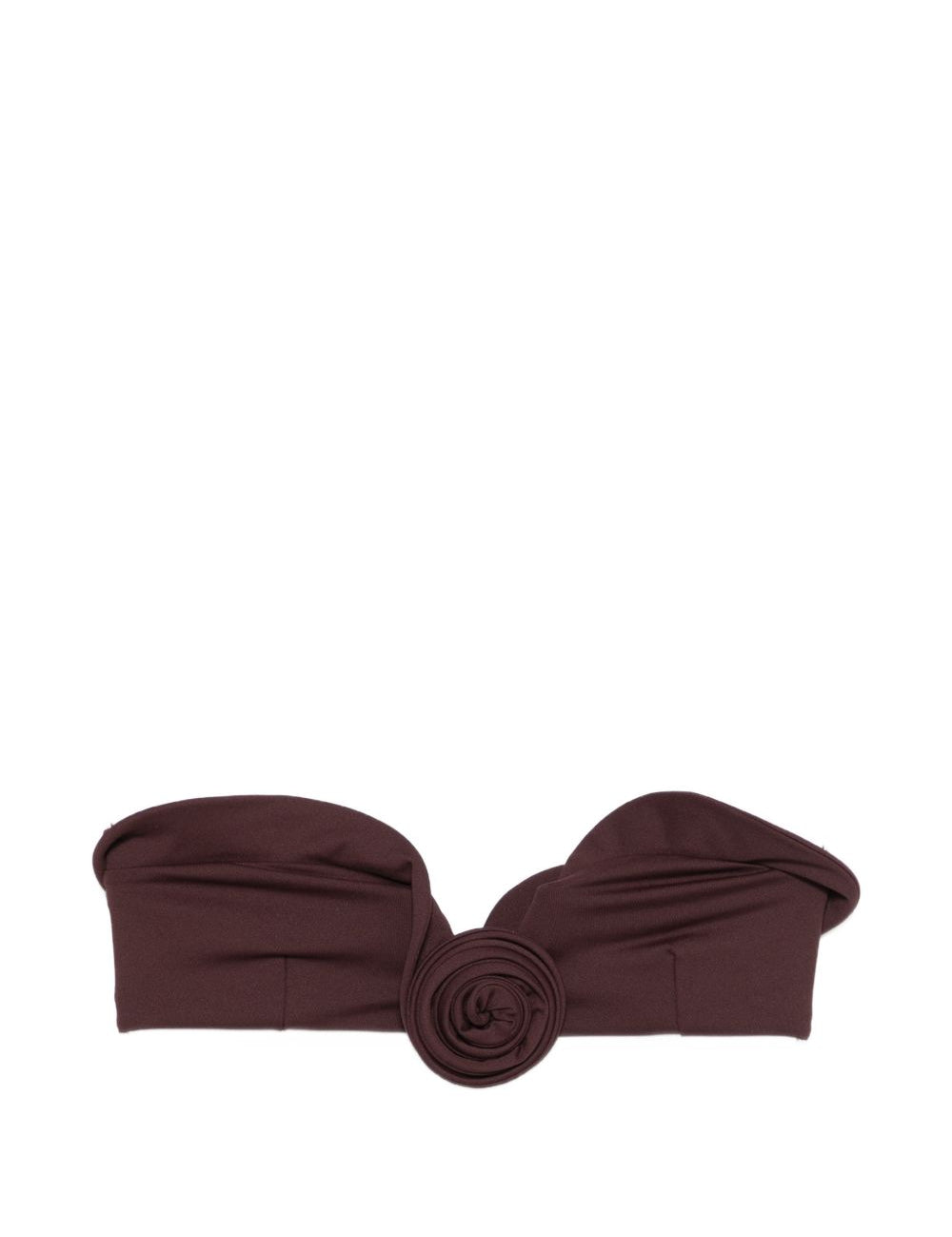 Top bikini con dettaglio a rosetta in bordeaux Magda butrym - donna 