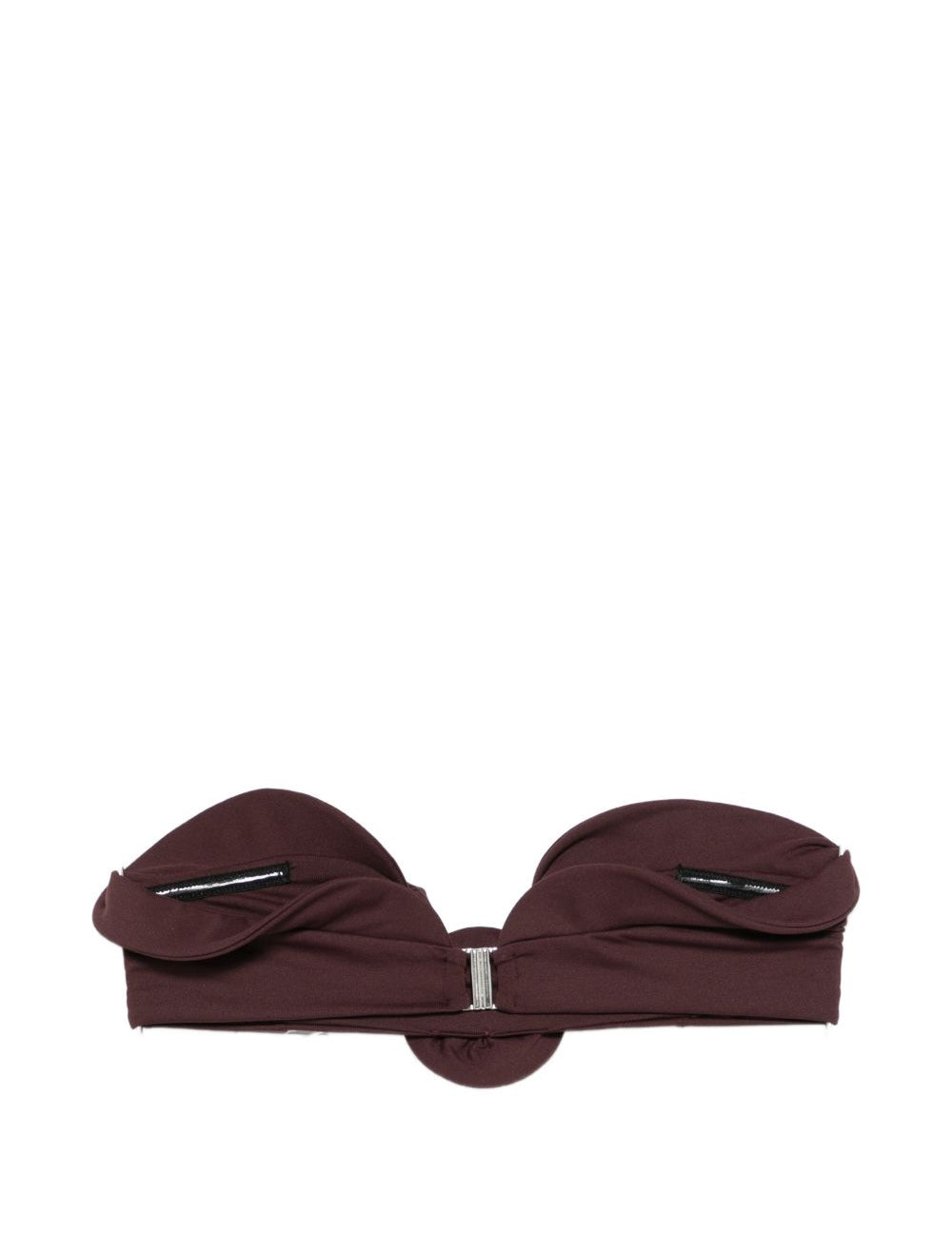 Top bikini con dettaglio a rosetta in bordeaux Magda butrym - donna 