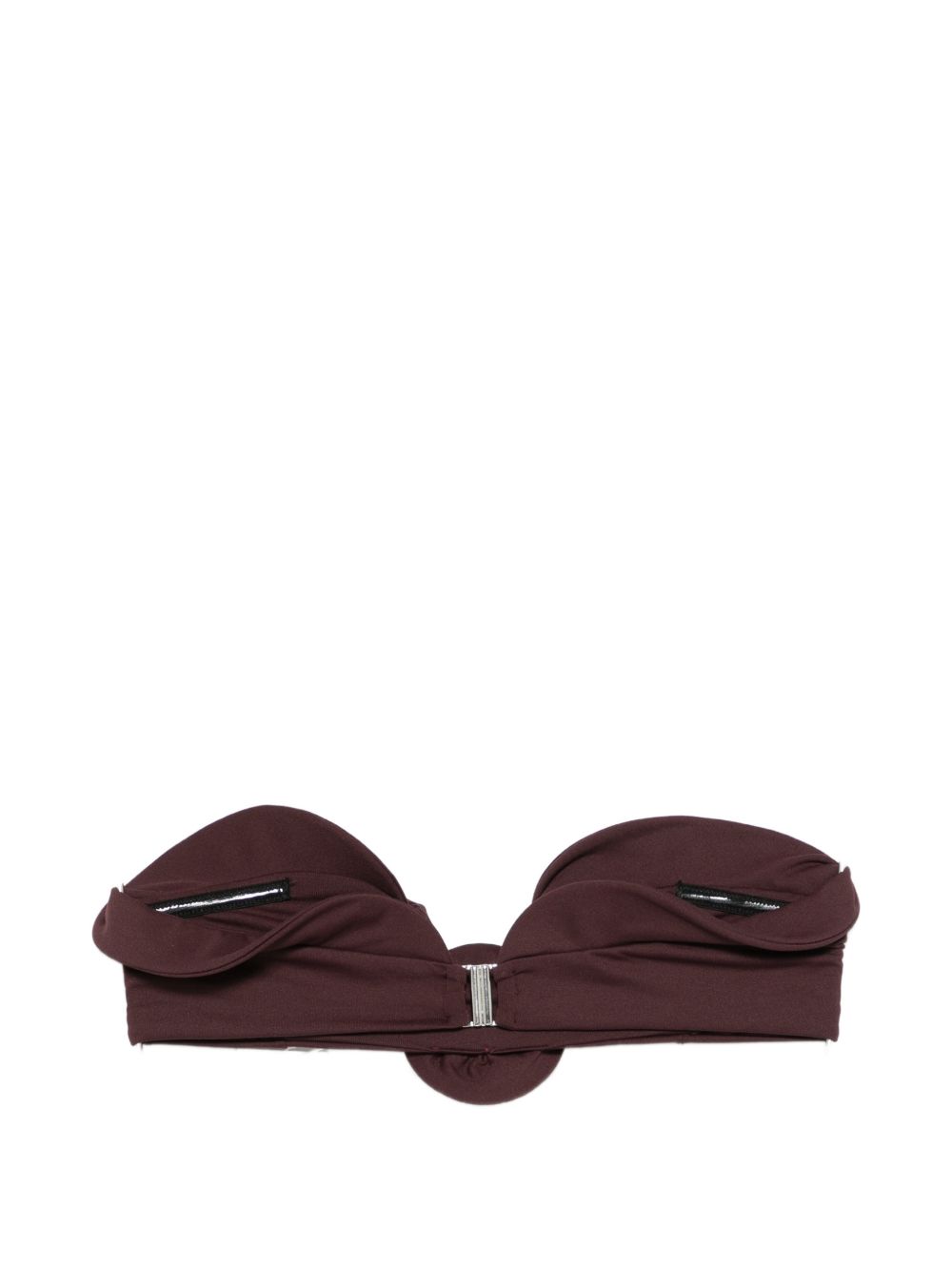 Top bikini con dettaglio a rosetta in bordeaux Magda butrym - donna 