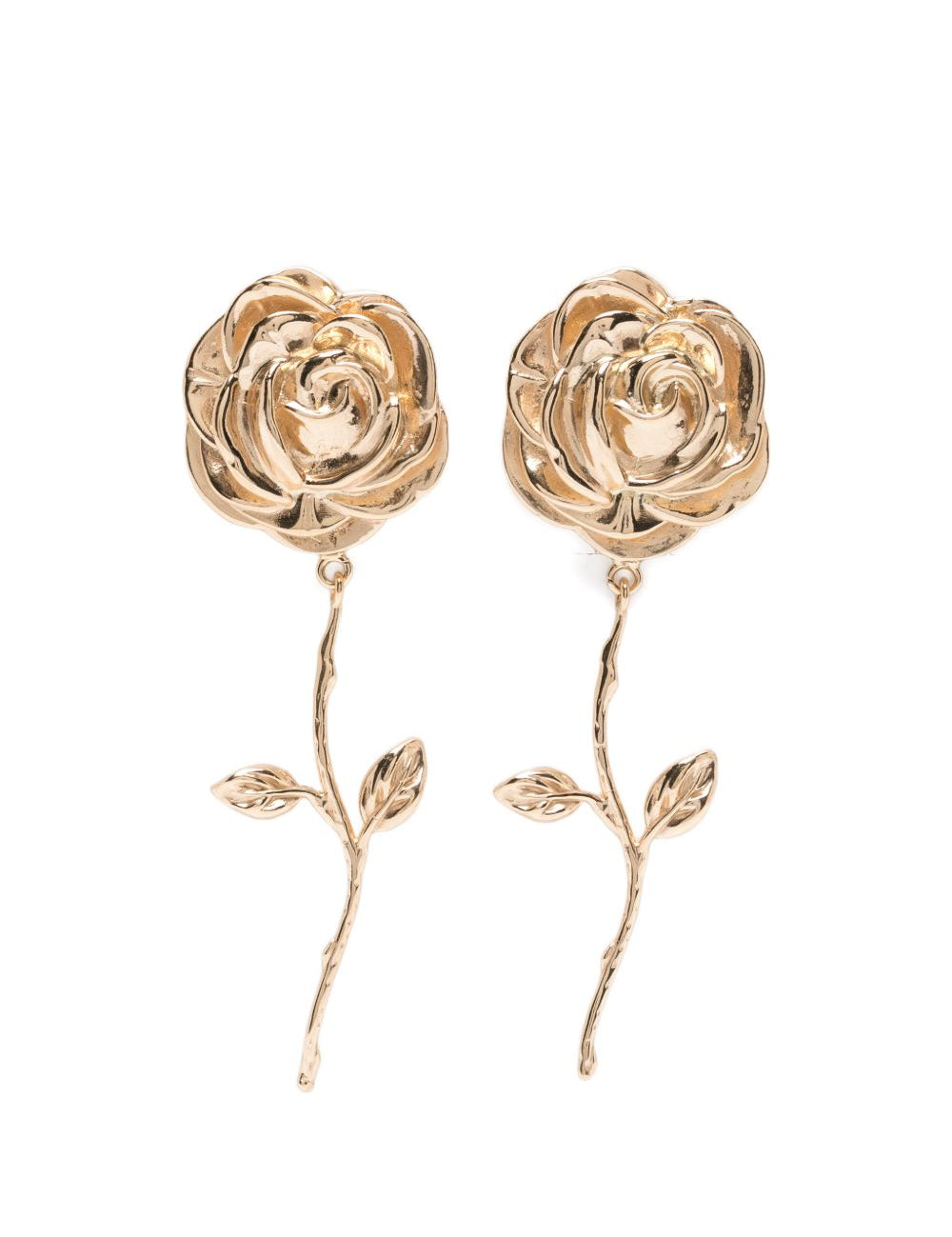 Orecchini con rosa in oro Magda butrym - donna 