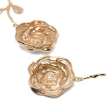 Orecchini con rosa in oro Magda butrym - donna 