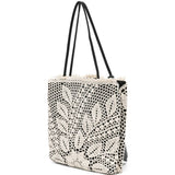 Borsa a mano julia all'uncinetto in nero e crema Magda butrym - donna 
