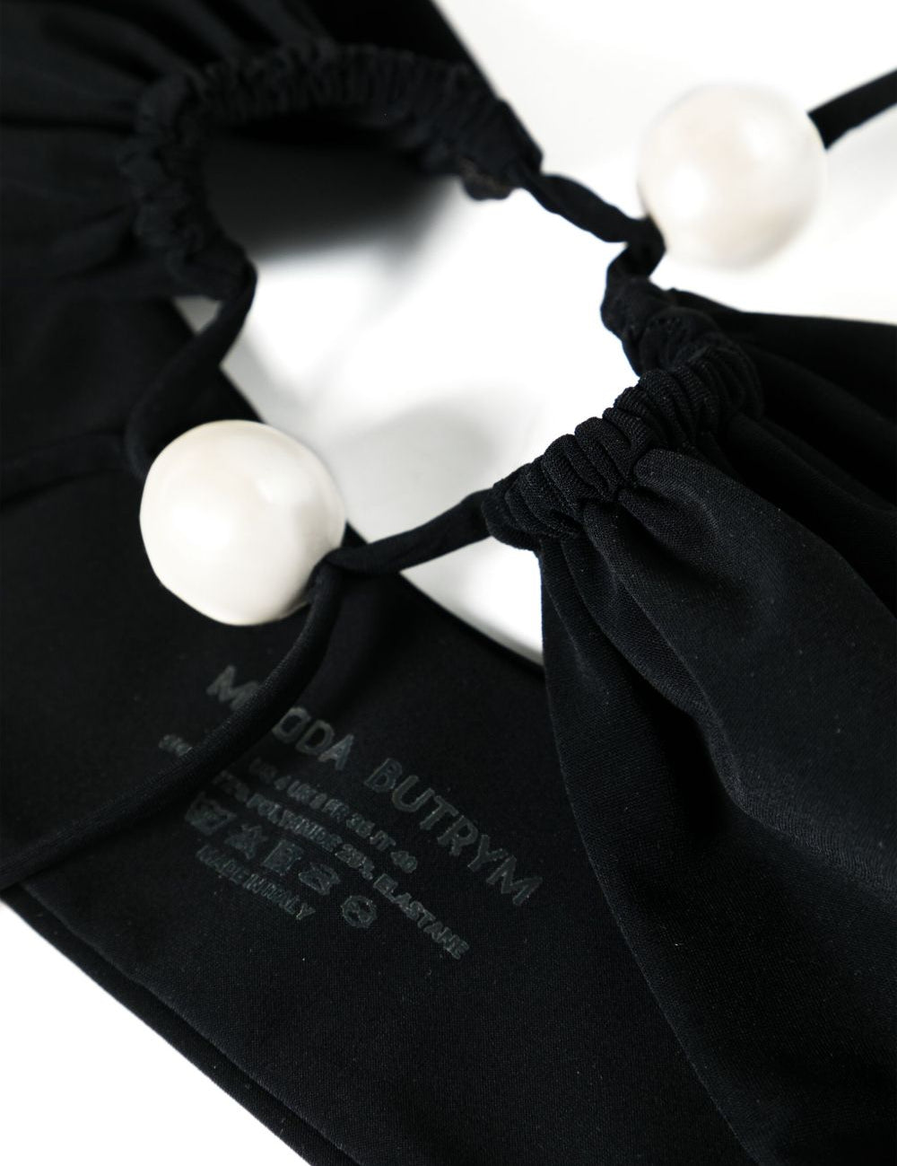 Top bikini in nero Magda butrym - donna 