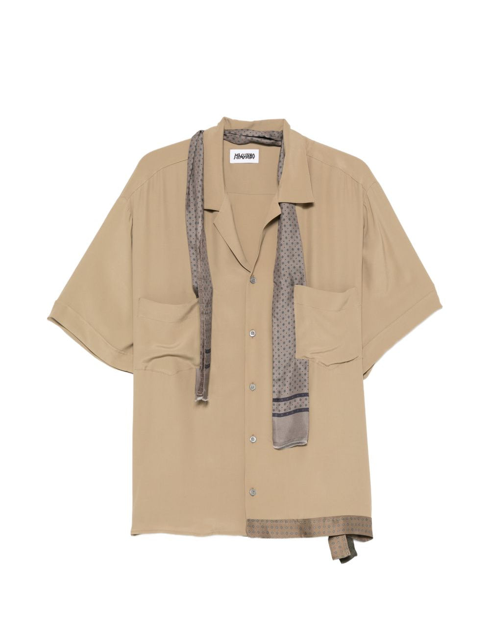 Camicia a maniche corte Pasolini in beige Magliano  - uomo 