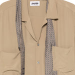 Camicia a maniche corte Pasolini in beige Magliano  - uomo 