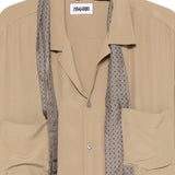 Camicia a maniche corte Pasolini in beige Magliano  - uomo 