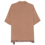 Camicia a maniche corte Pasolini in marrone Magliano  - uomo 