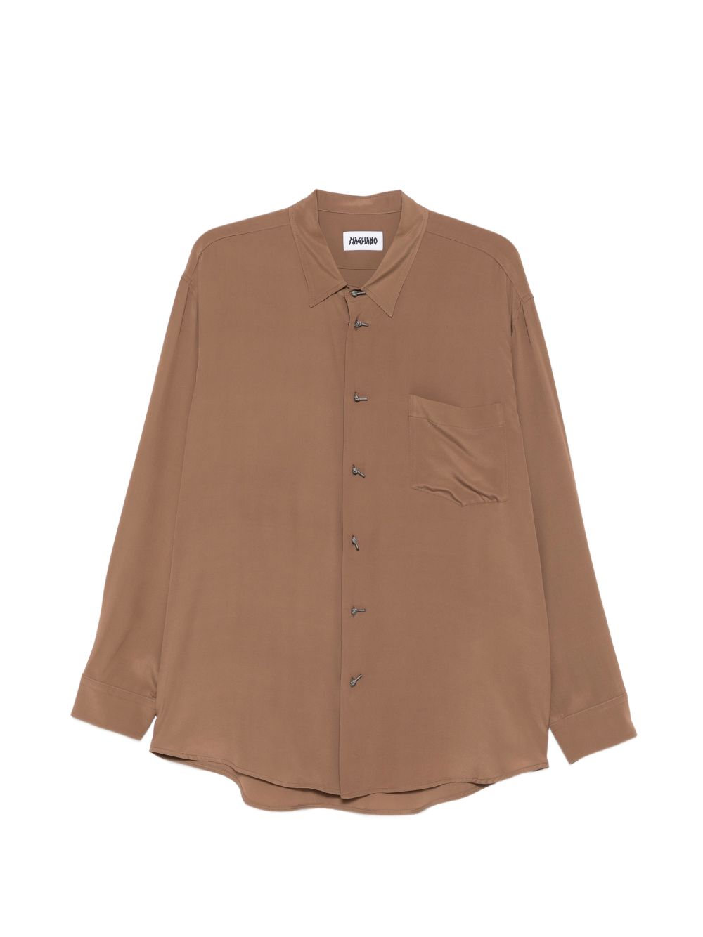 Camicia a maniche corte trekking in marrone Magliano - uomo 