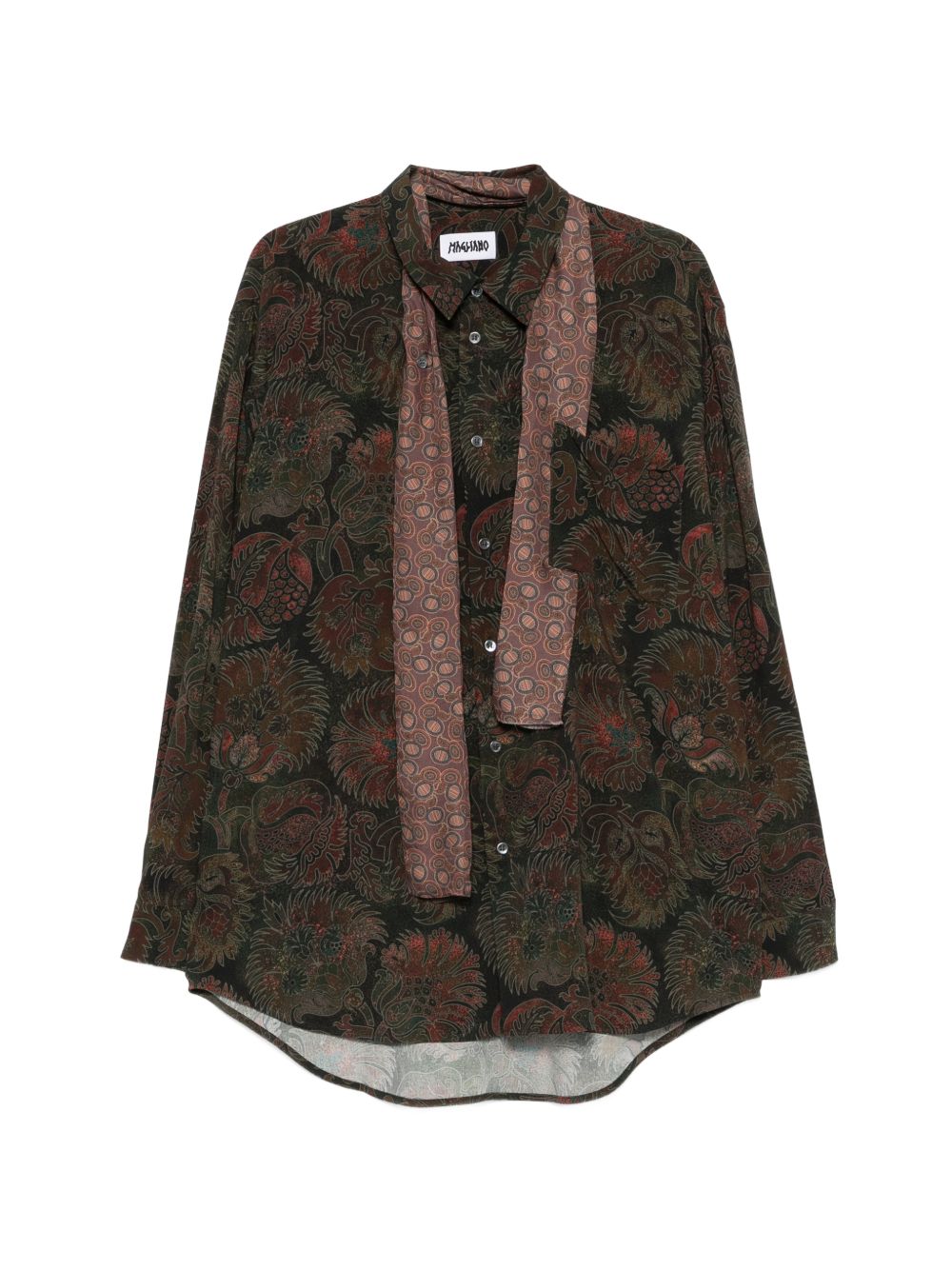 Camicia a maniche lunghe Liquid Penna in verde Magliano - uomo 