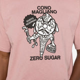 T-shirt con stampa in rosa Magliano  - uomo 