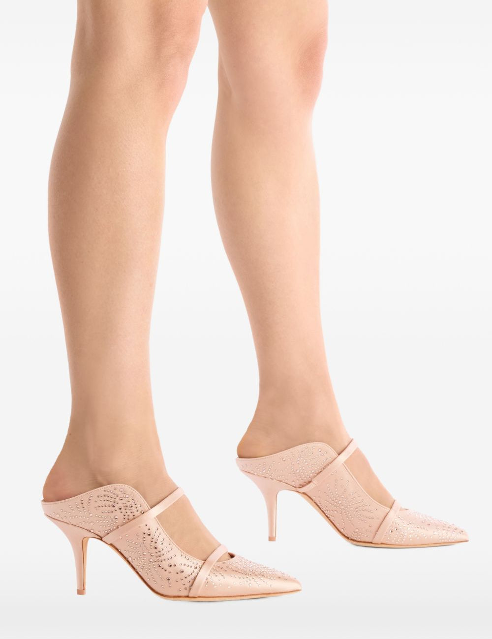 Mules Maureen con cristalli in ROsa Malone souliers - donna 