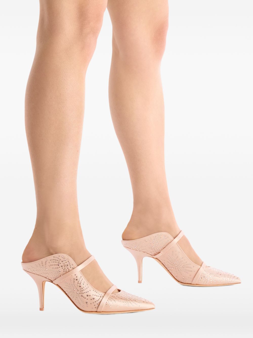 Mules Maureen con cristalli in ROsa Malone souliers - donna 