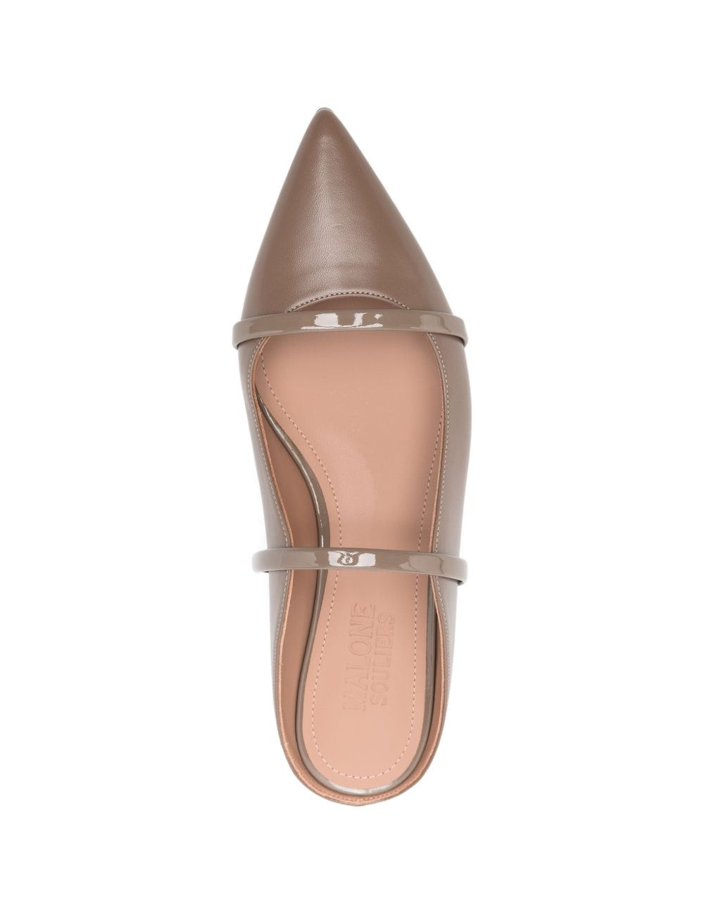 Mules Maureen a punta in marrone Malone souliers - donna 