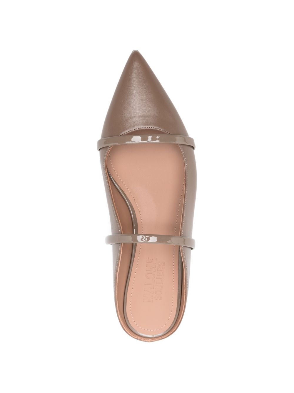 Mules Maureen a punta in marrone Malone souliers - donna 