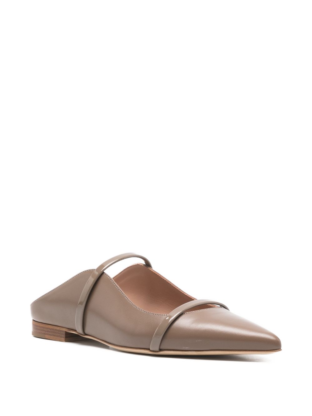 Mules Maureen a punta in marrone Malone souliers - donna 