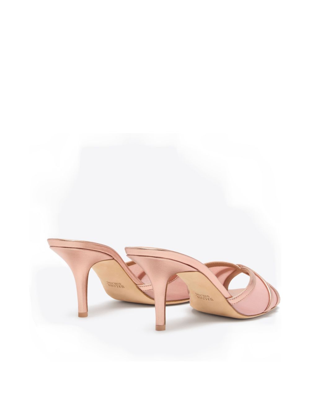 Mules con tacco perla in rosa Malone souliers - donna 